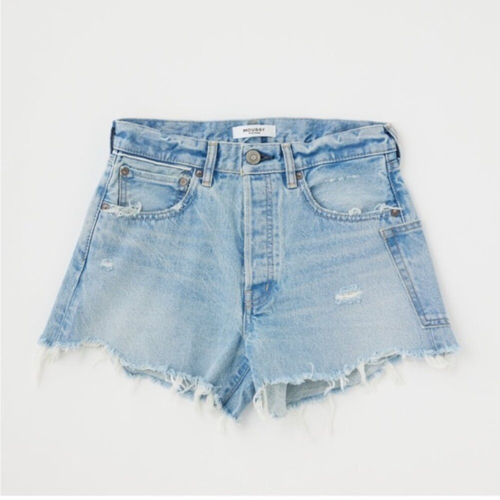 Moussy McKendree Shorts in color light blue